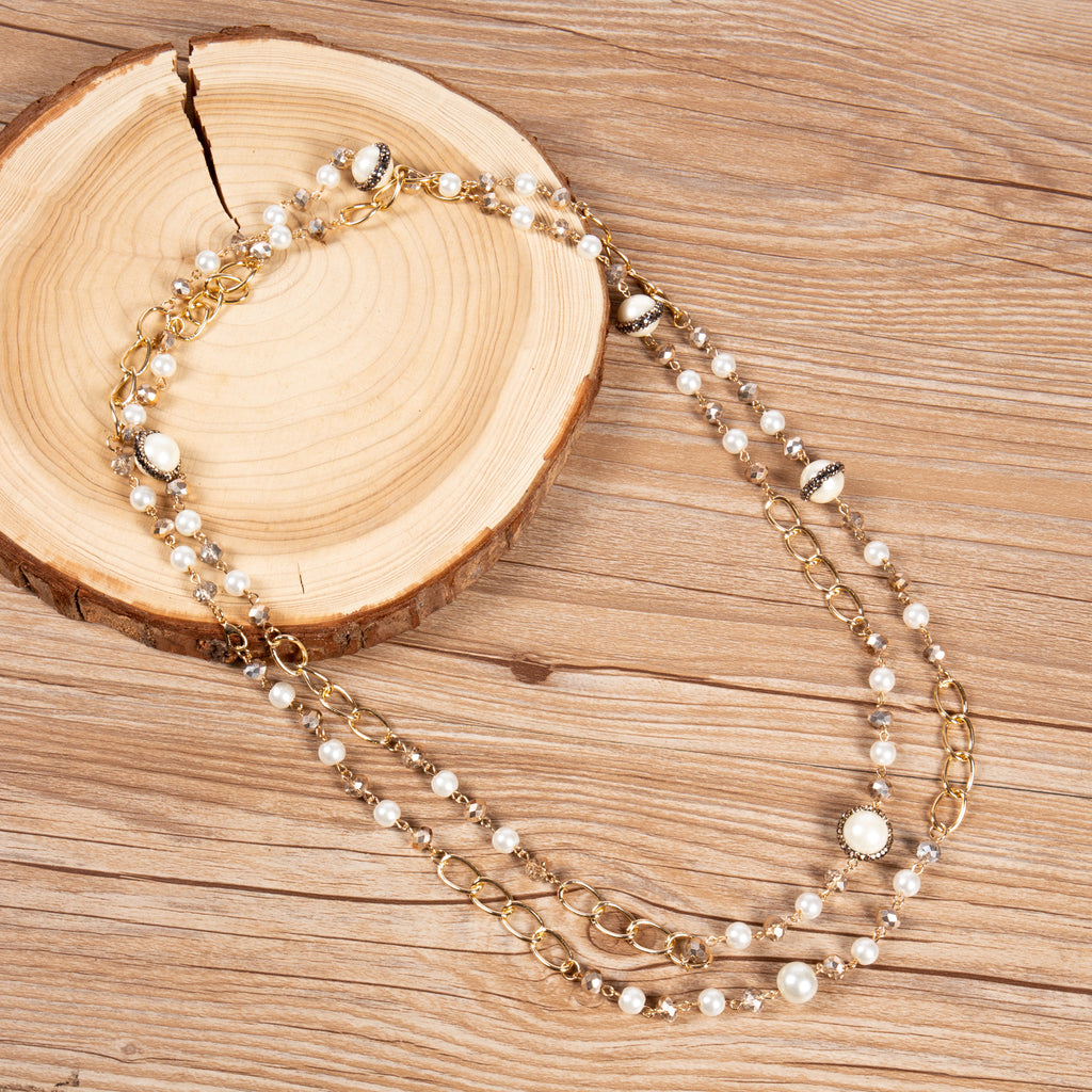 Pearl Chain Necklace N5552