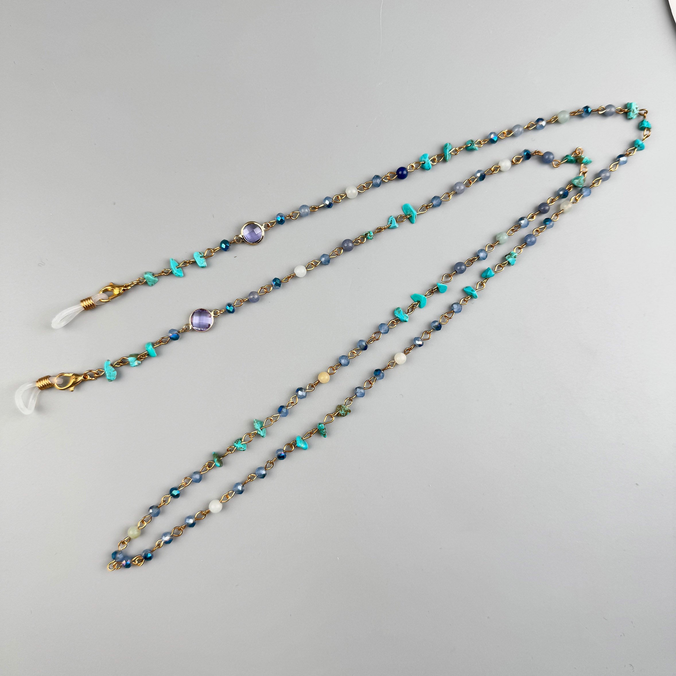 Amazonite Bead Eyeglasses Holder Necklace EC5585
