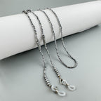 Hematite Bead Eyeglasses Holder Necklace EC5588
