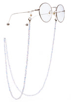 Shining White AB Color Crystal Glasses Hanging Rope EC5595
