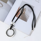 Hollow Geometry Metal Necklace N5598