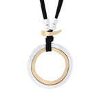Hollow Geometry Metal Necklace N5598