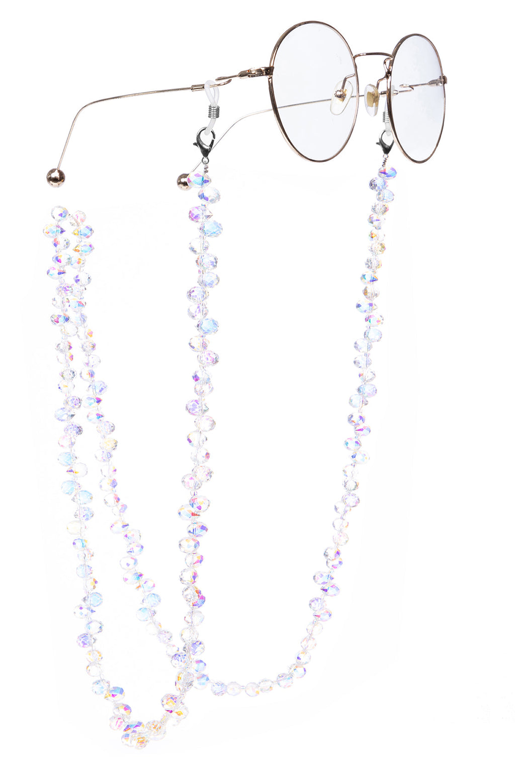 Crystal Beaded Crossbody Lanyard PC5616 - AB