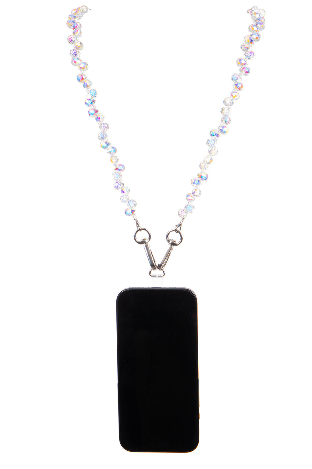 Crystal Beaded Crossbody Lanyard PC5616 - AB