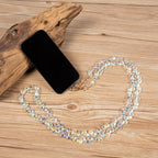 Crystal Beaded Crossbody Lanyard PC5616 - AB