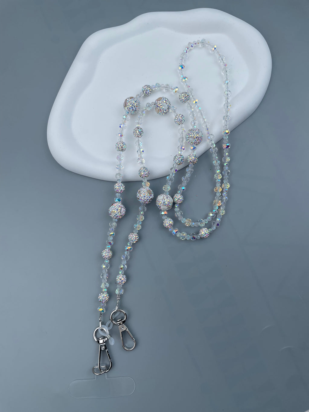 Shell and Crystal Crossbody Lanyard PC5622