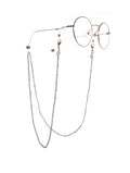 Crystal Beaded Glasses Holder Chains AN15636 - Purple