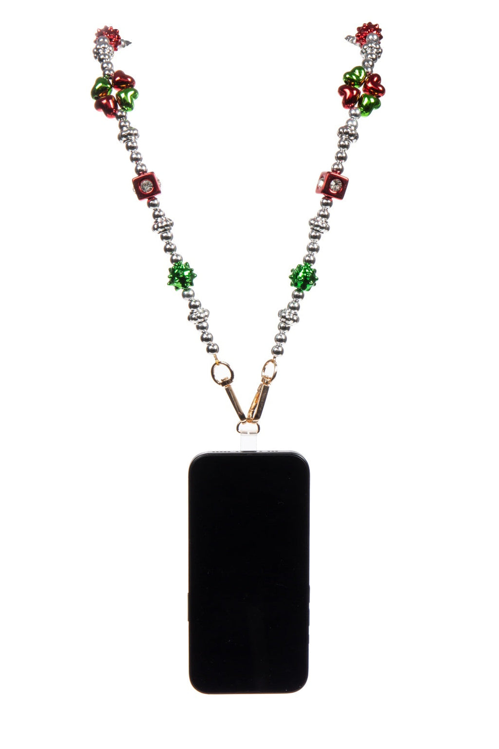 Holiday Theme : Christmas Flowers Phone Crossbody Lanyard PC5640