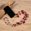Ribbon Beaded Lanyard PC5641