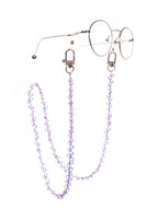 Crystal Bead Neck Lanyard PC5647 - Purple AB