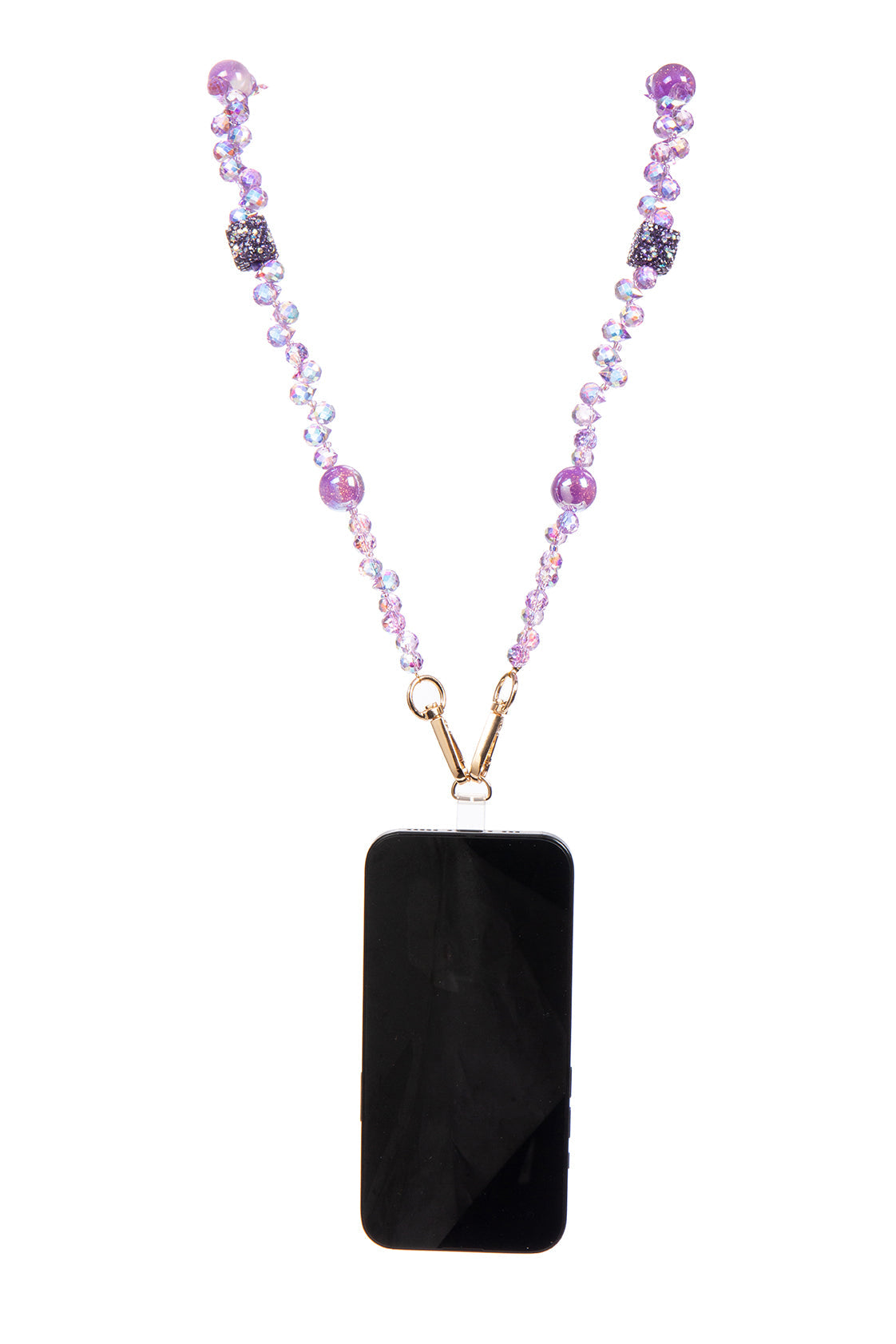 Bow Crystal Bead Neck Crossbody Phone Lanyard PC5650