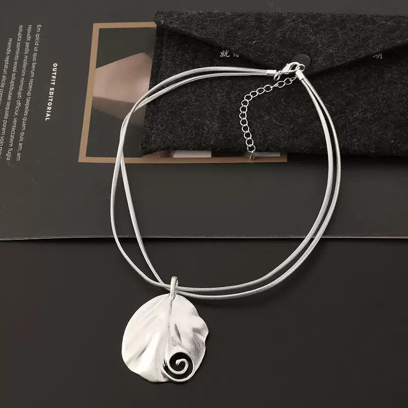 Leaf Metal Necklace N5664