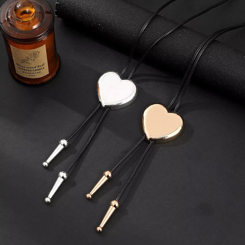 Heart Shape Metal Necklace N5692