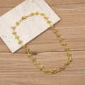 18K Gold Plated Irregular Shape Necklace N5699