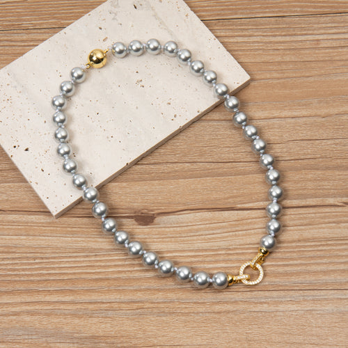 Baroque Style Lock Necklace N5707