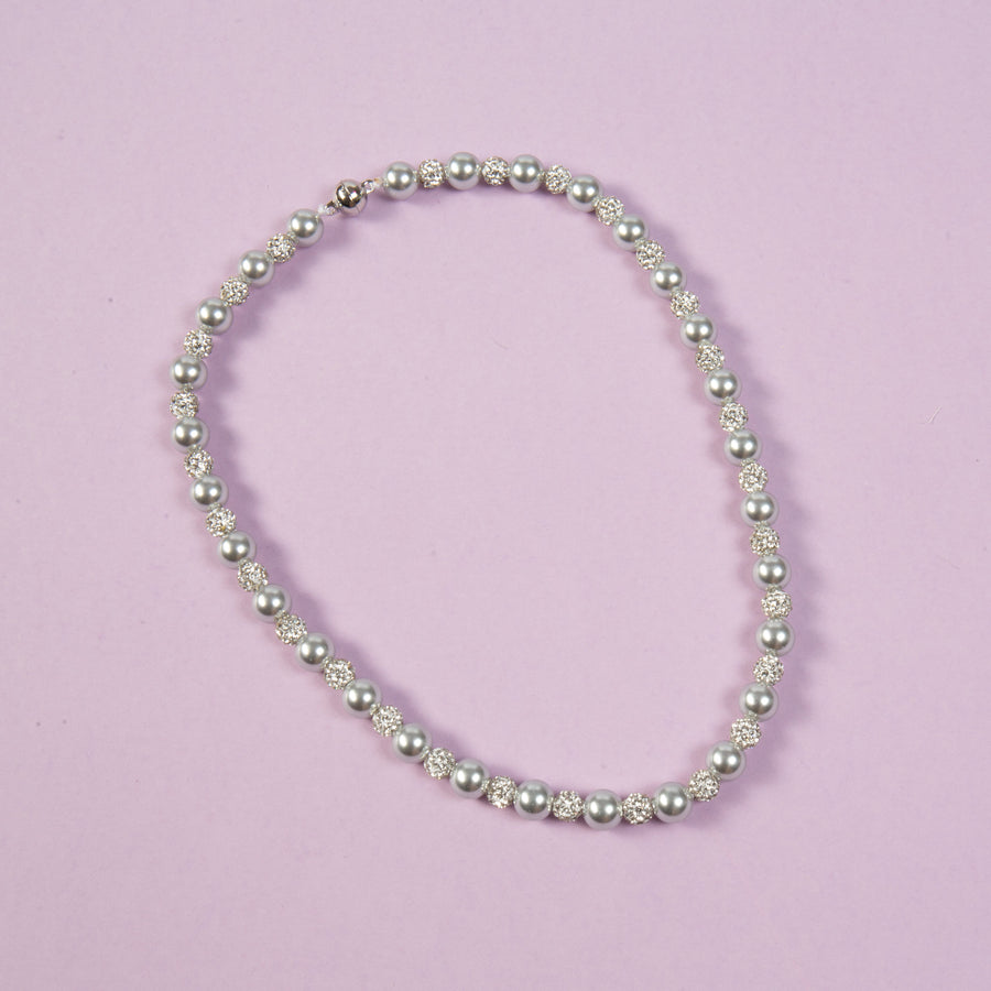 Baroque-Style Lock Necklace 8MM N5720