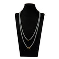 Baroque Style Lock Necklace N5723-150CM