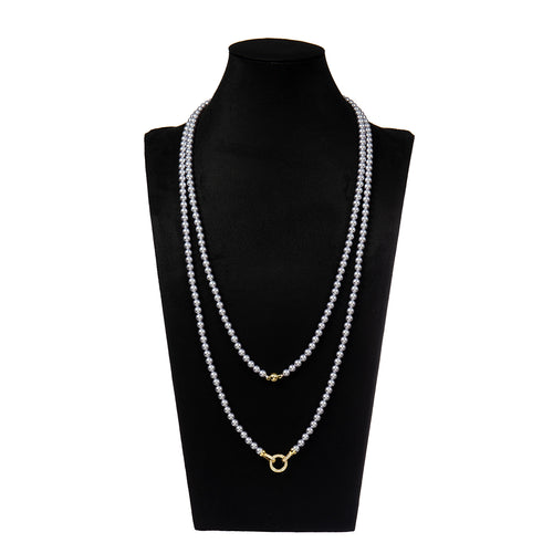 Baroque Style Lock Necklace N5723-150CM
