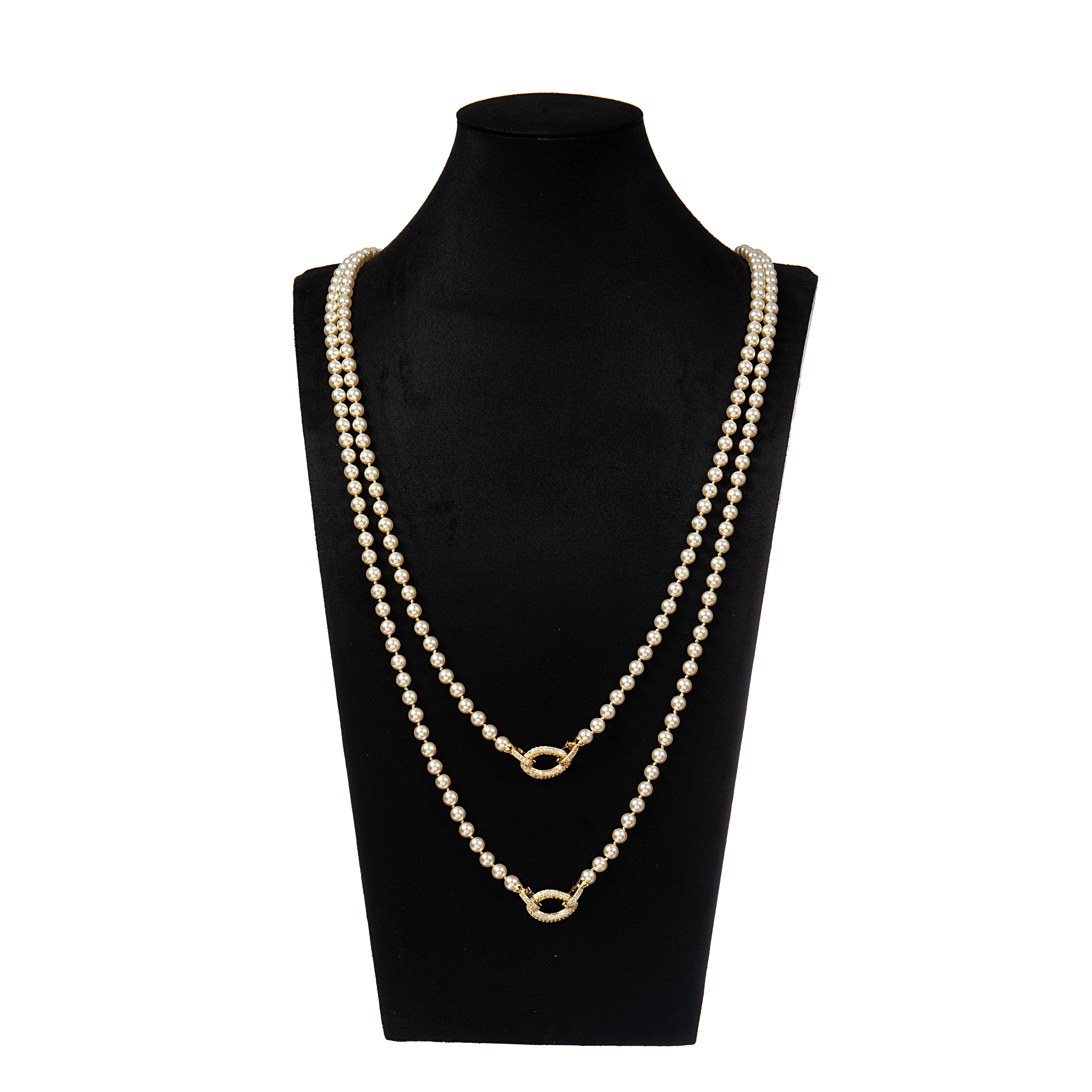 Baroque Style Lock Necklace N5743