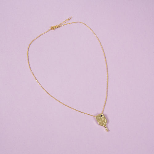 18K Gold Plated Key Necklace N5752