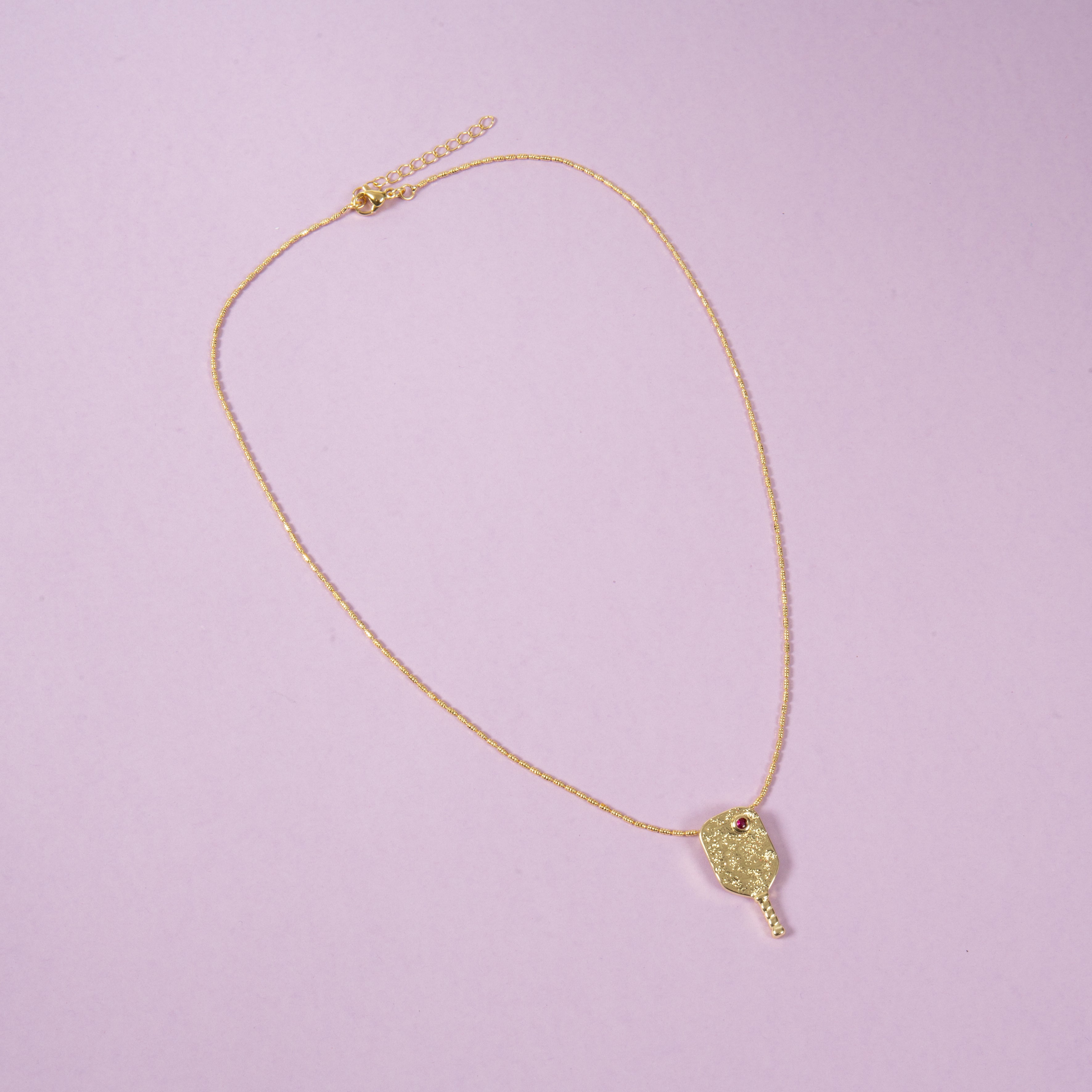 18K Gold Plated Key Necklace N5752