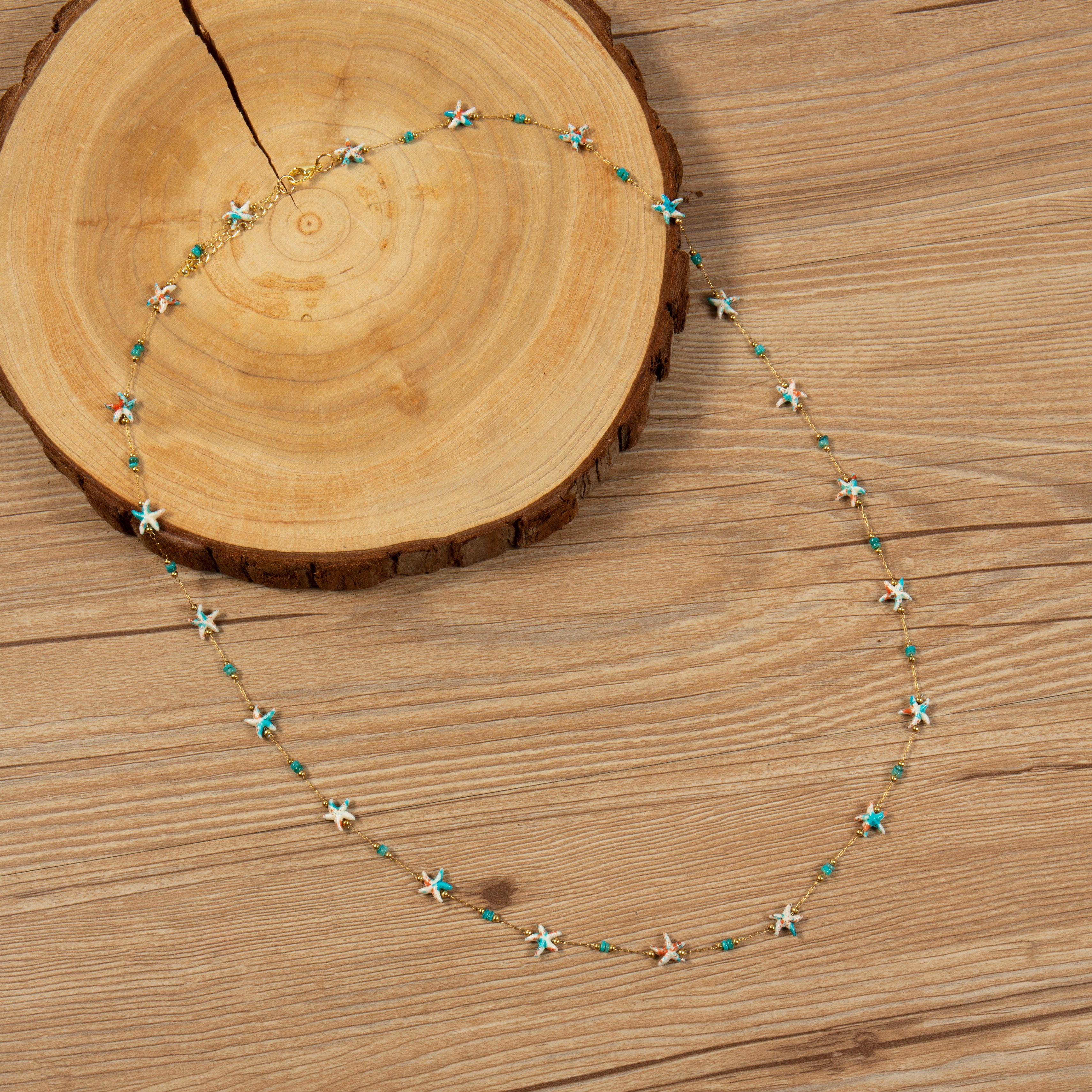 Star Stainless Steel Necklace N5759 - 40CM