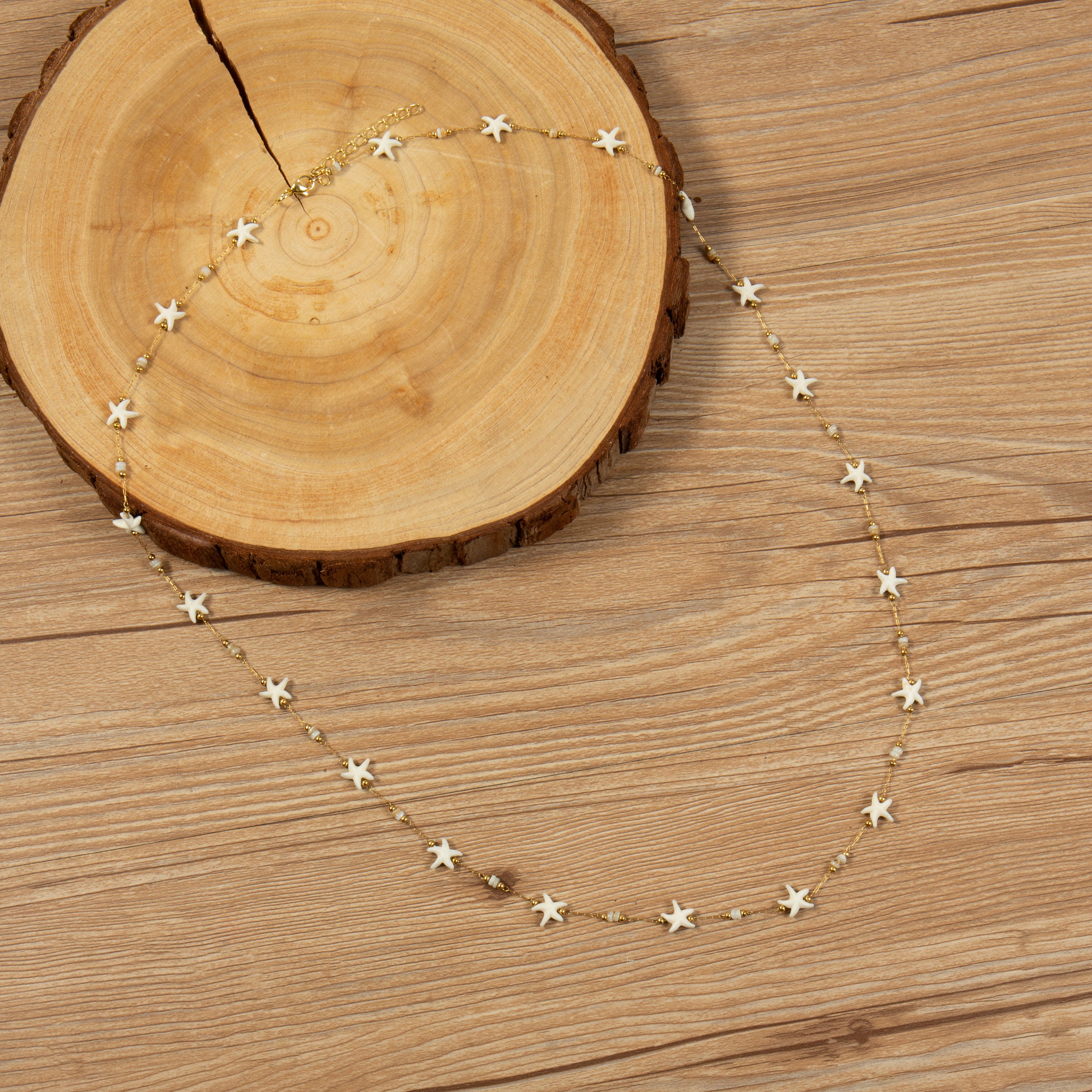 Star Stainless Steel Necklace N5759 - 40CM