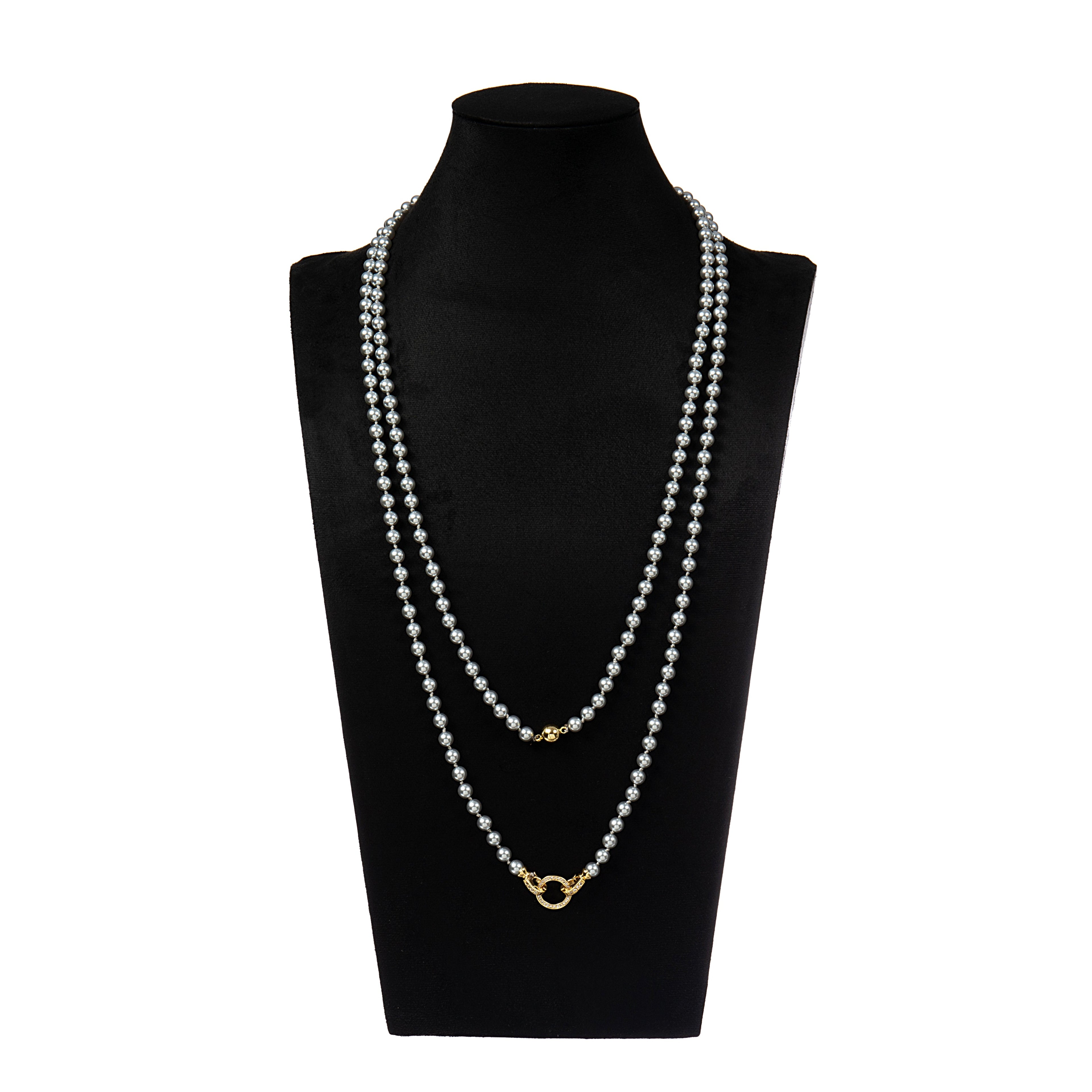 Baroque Style Lock Necklace N5769