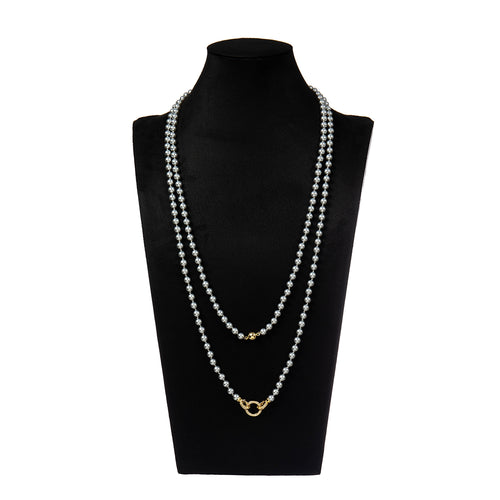Baroque Style Lock Necklace N5769