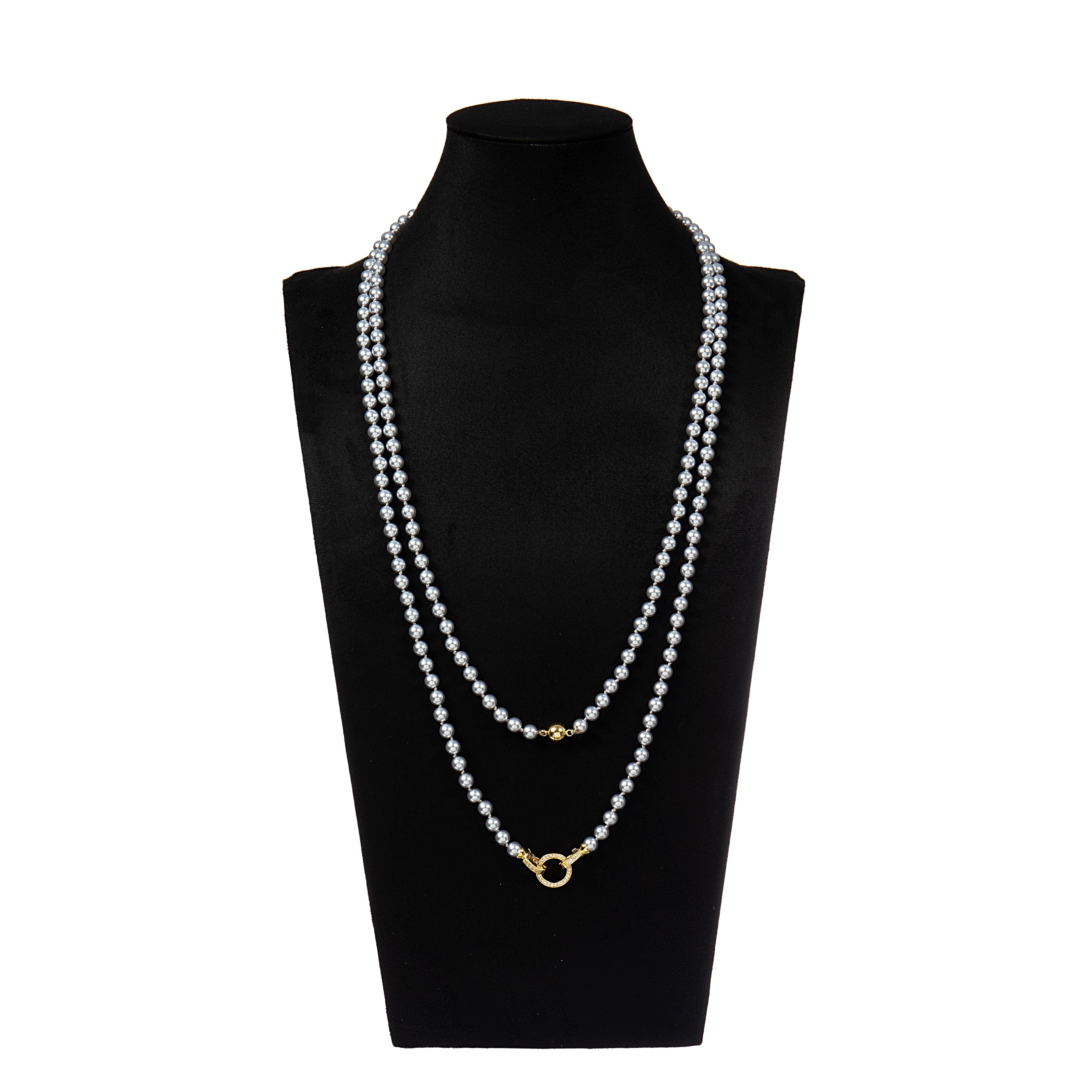 Baroque Style Lock Necklace N5769