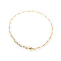 18K Gold Plated Rectangle Necklace N5793-18