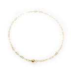 18K Gold Plated Rectangle Necklace N5794