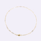 18K Gold Plated Rectangle Necklace N5794