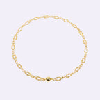 18K Gold Plated Square Necklace N5797