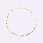 18K Gold Plated Square Necklace N5798