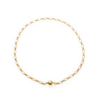 18K Gold Plated Square Necklace N5798