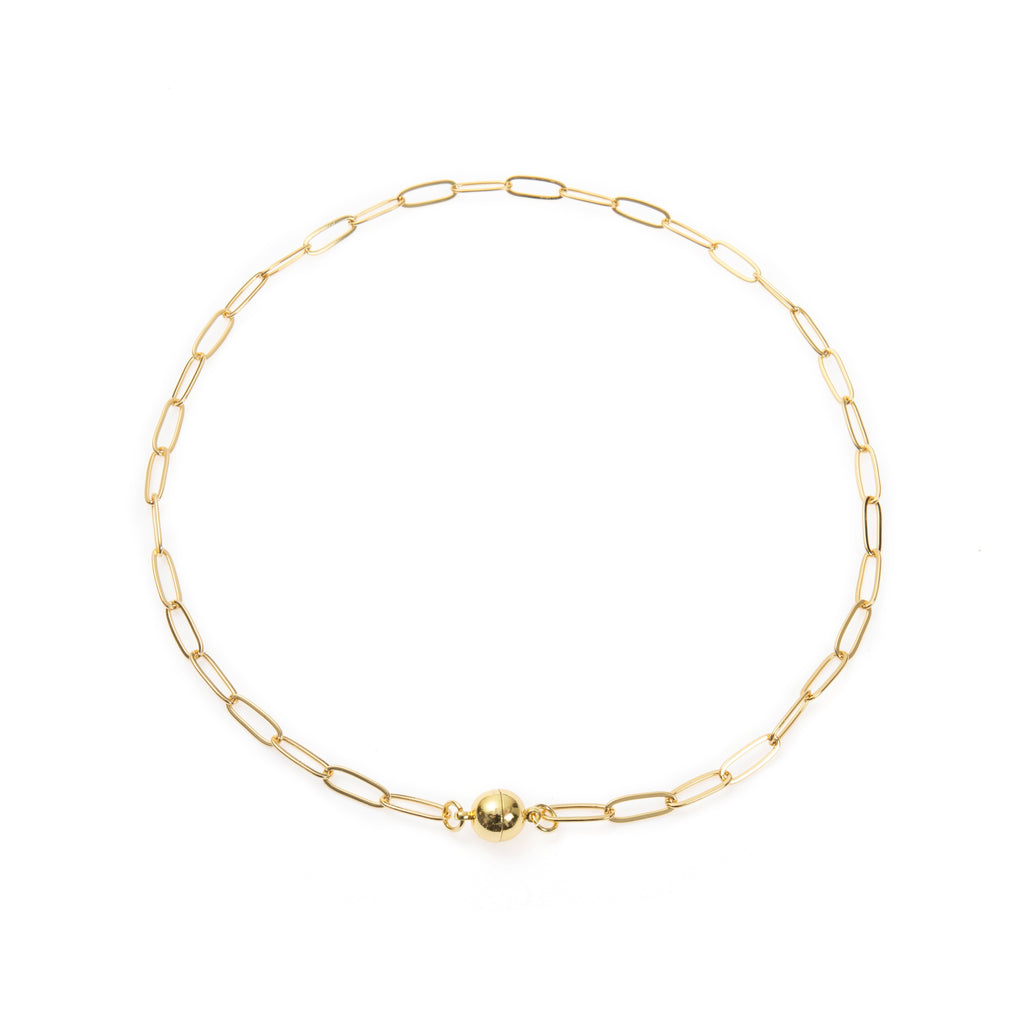 18K Gold Plated Rectangle Necklace N5805