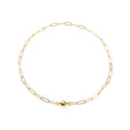 18K Gold Plated Rectangle Necklace N5805