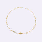 18K Gold Plated Rectangle Necklace N5805