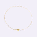 18K Gold Plated Rectangle Necklace N5806