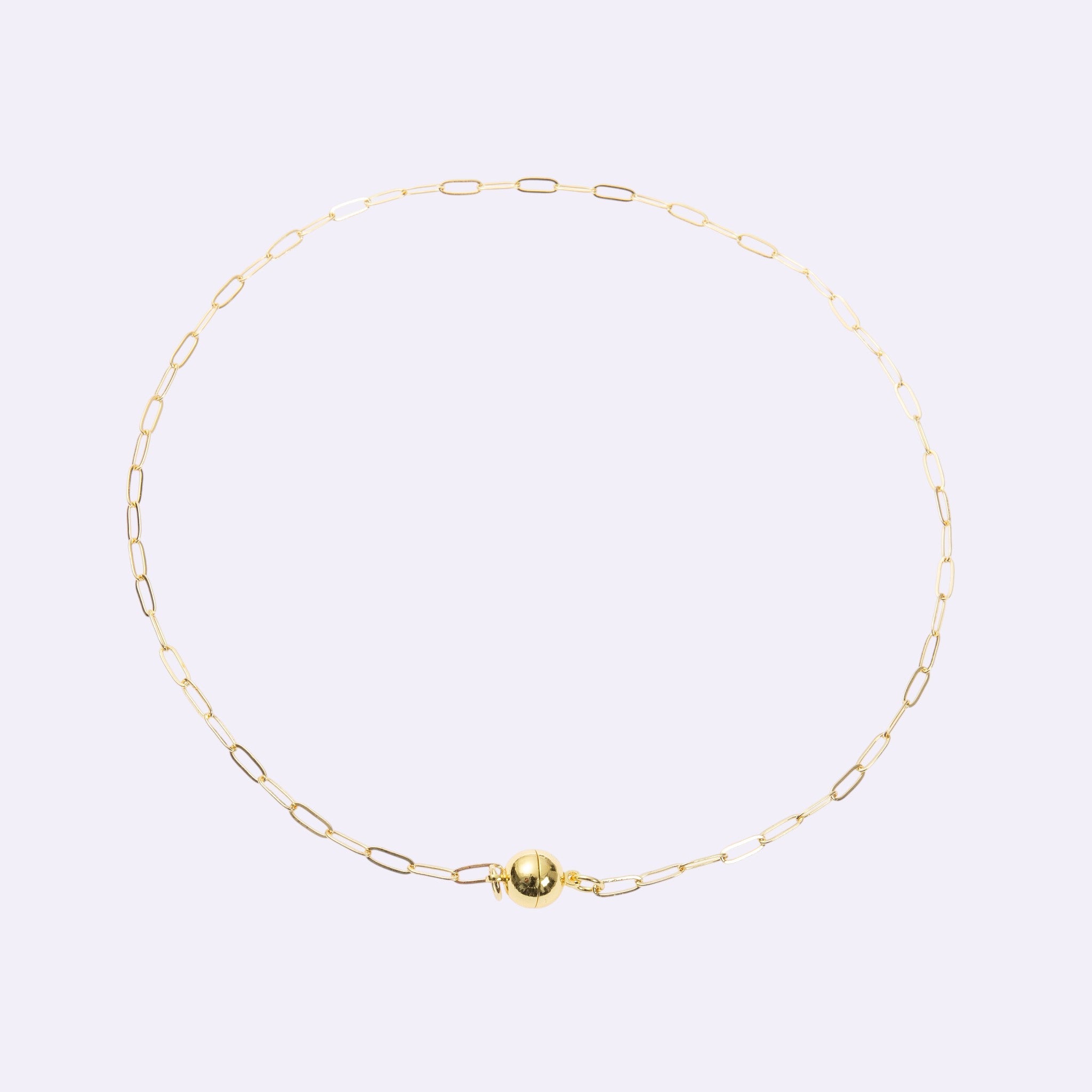 18K Gold Plated Rectangle Necklace N5806