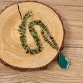 Green Agate Necklace N5821