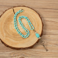 Fashion Cracked Turquoise Necklace N5825