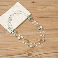 Morganite Alloy Necklace N5852