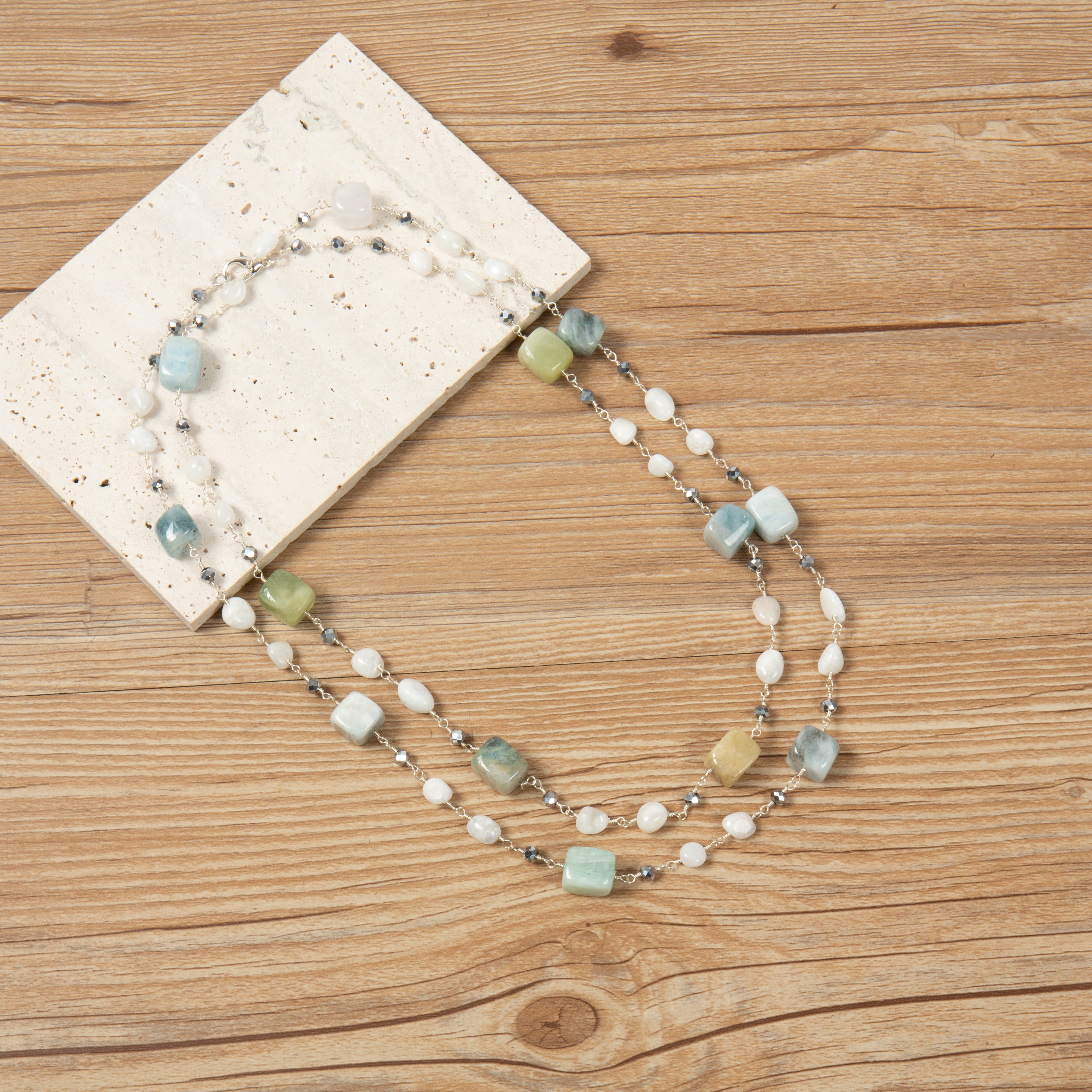 Morganite Alloy Necklace N5852