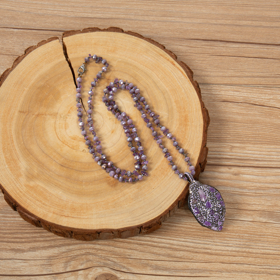 Amethyst Necklace N5873
