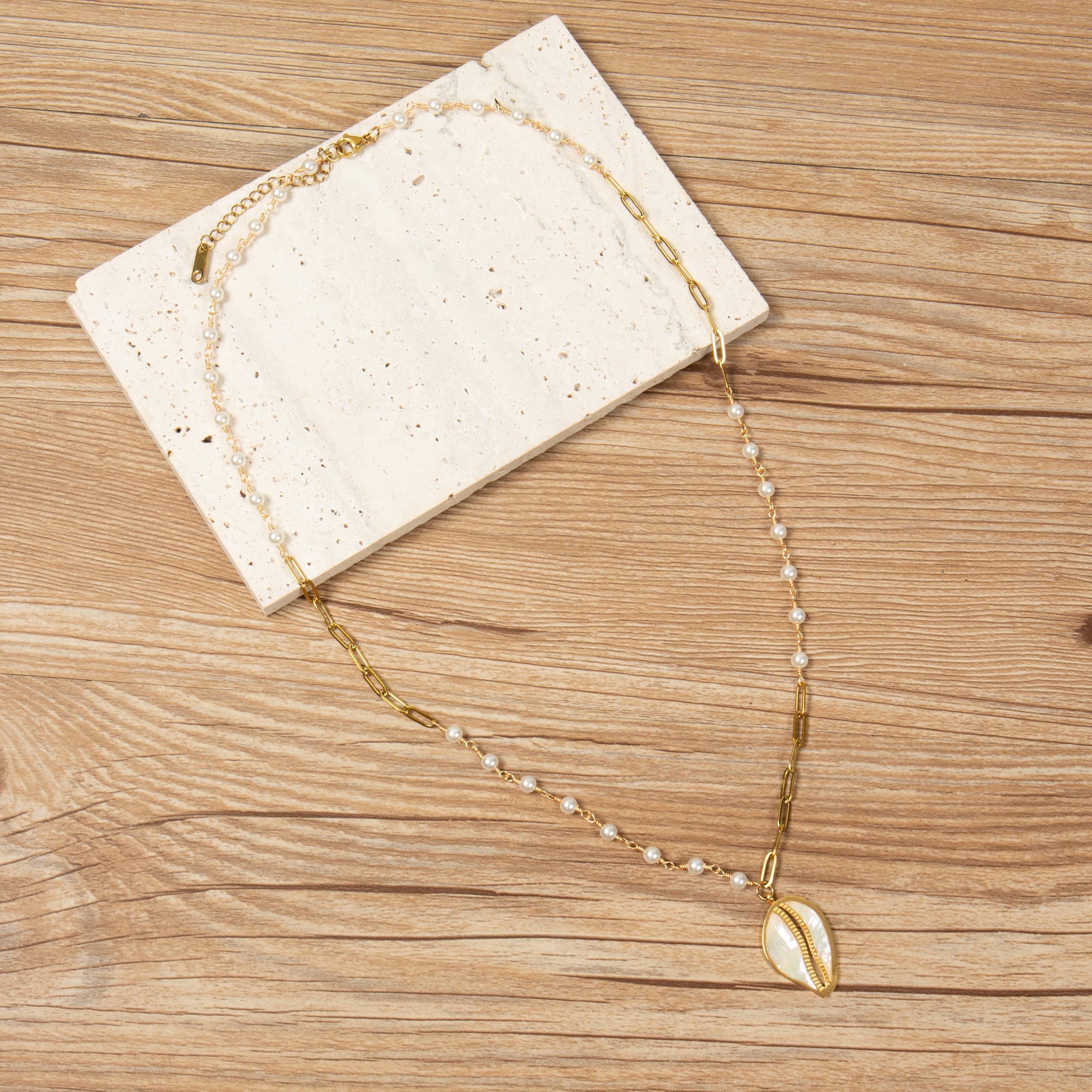 Shell Stainless Steel Necklace N5917