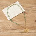 Green Aventurine Stainless Steel Necklace N5924