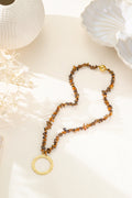 Tiger Eye Stainless Steel Necklace N5930