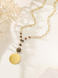 Tiger Eye Stainless Steel Necklace N5931